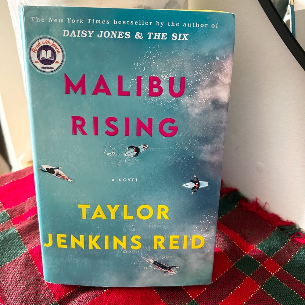 Malibu Rising by Taylor Jenkins Reid A Novel Hard Cover Book